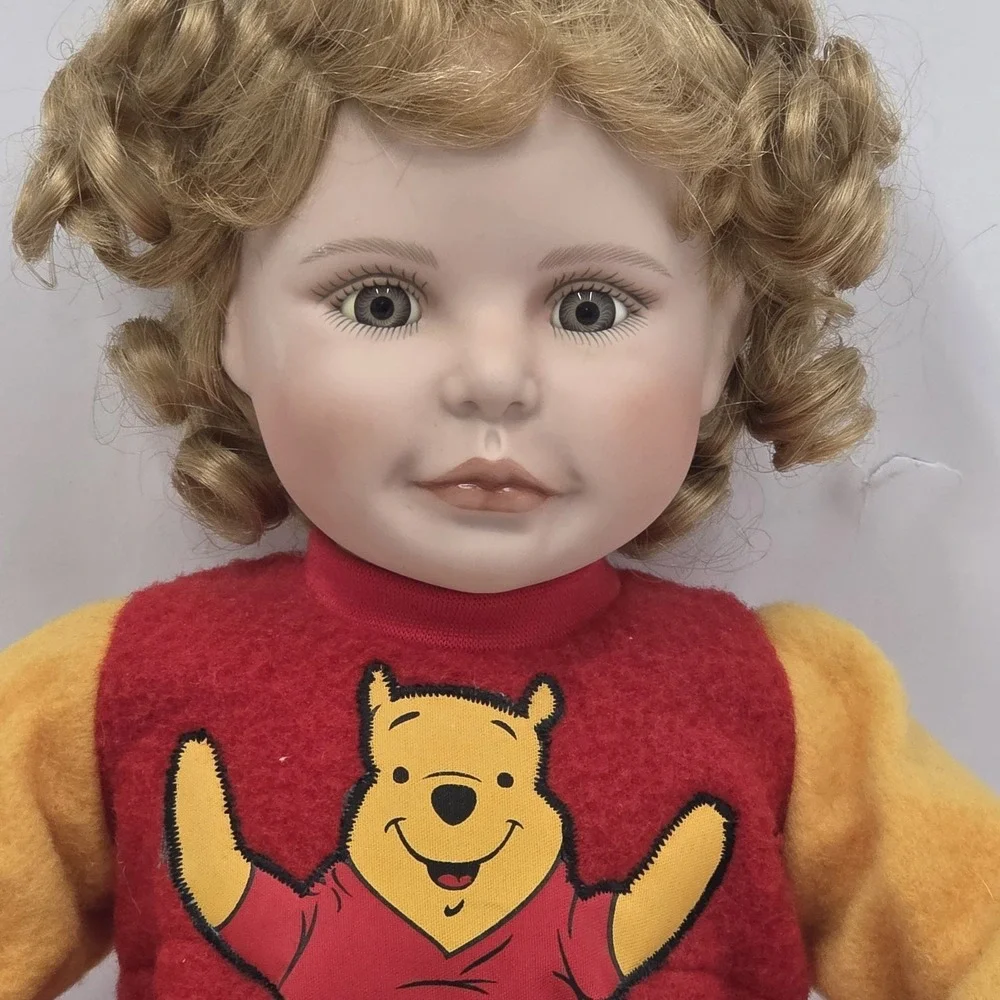 Lot 4 Ashton Drake Disney Porcelain Dolls Cindy McClure Winnie The Pooh 18
